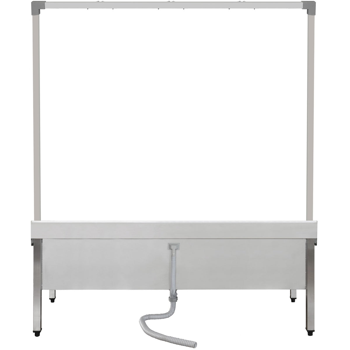 Commercial Stainless Steel Mop Sink with High Rack & 2-in-1 Mop Holder 1500x600x550mm - SMSJYHR15060