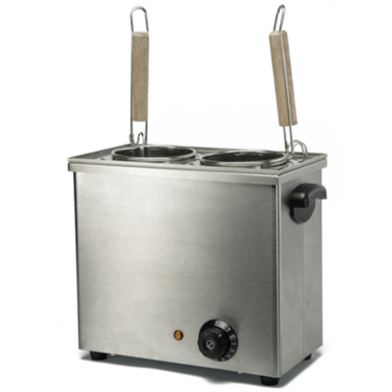 Commercial Pasta boiler Electric 2 baskets 11 litres 2.5kW Table top - SPC2