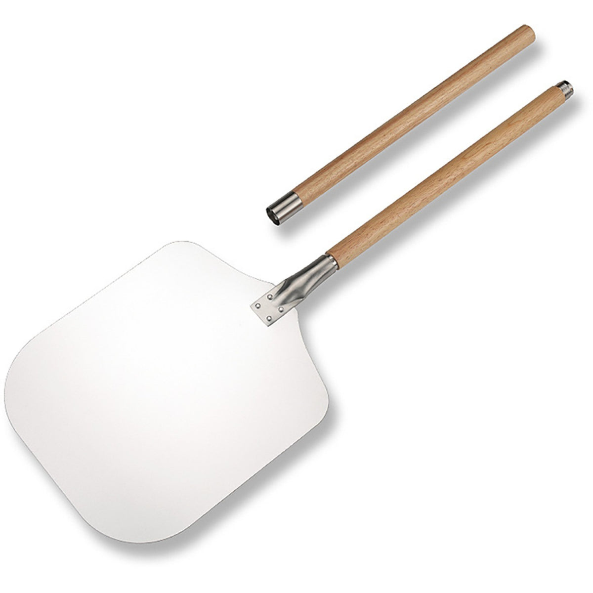 Pizza Peel 14'' square Wood Handle Length 140cm - SPP14014M