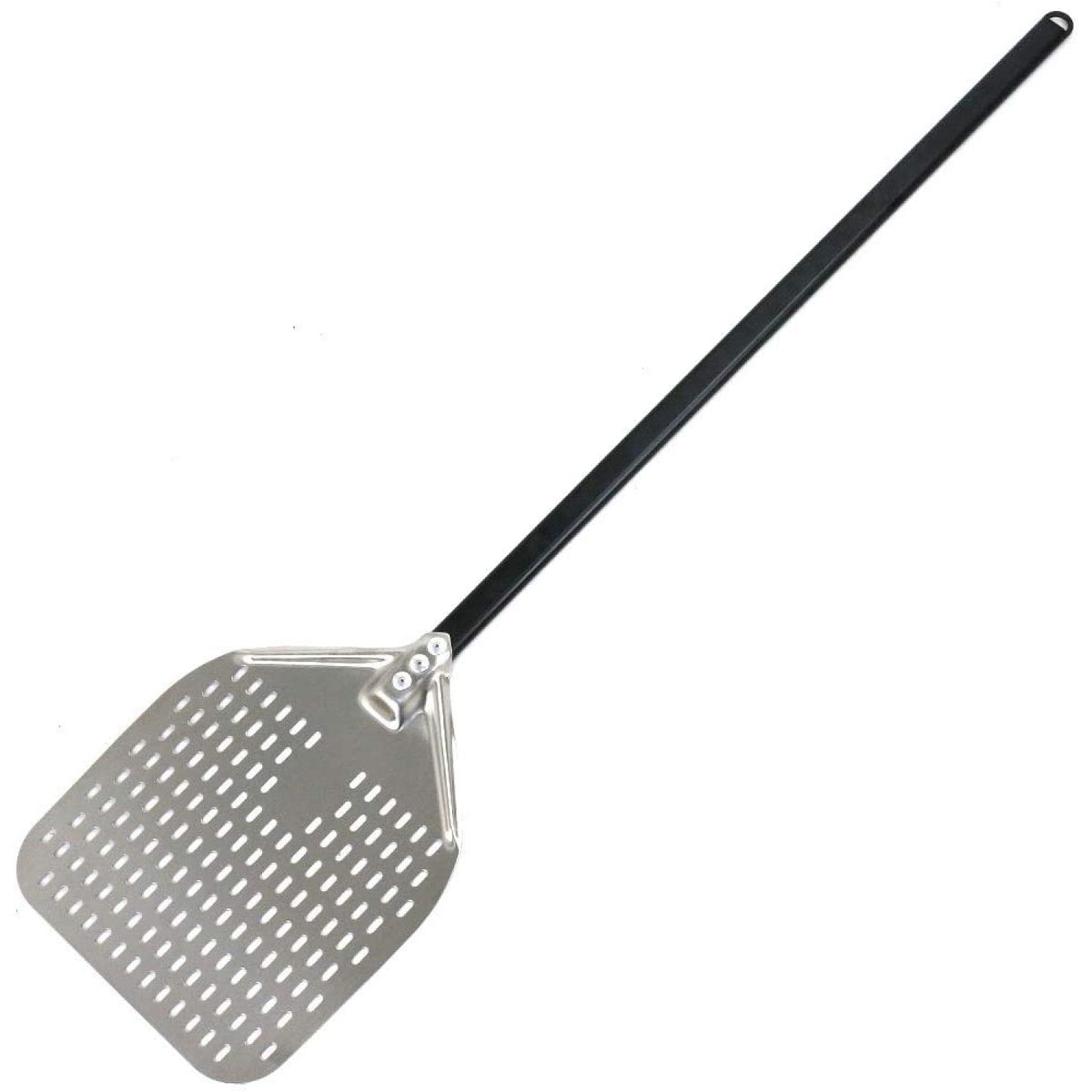 Pizza Peel 12'' square Perforated Metal handle Length 140cm - SPP14012S