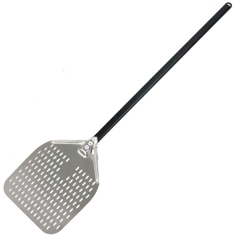 Pizza Peel 12'' square Perforated Metal handle Length 140cm - SPP14012S