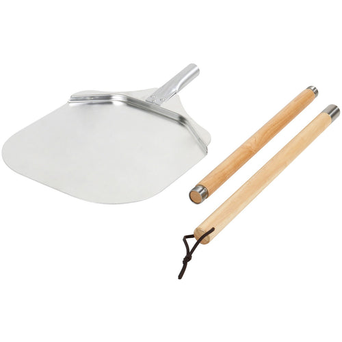 Pizza Peel 12'' square Wood handle Length 132cm - SPRX13212