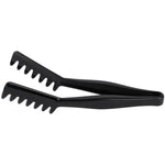 11" Black Angled Spaghetti Tongs Polycarbonate - SPTONG1