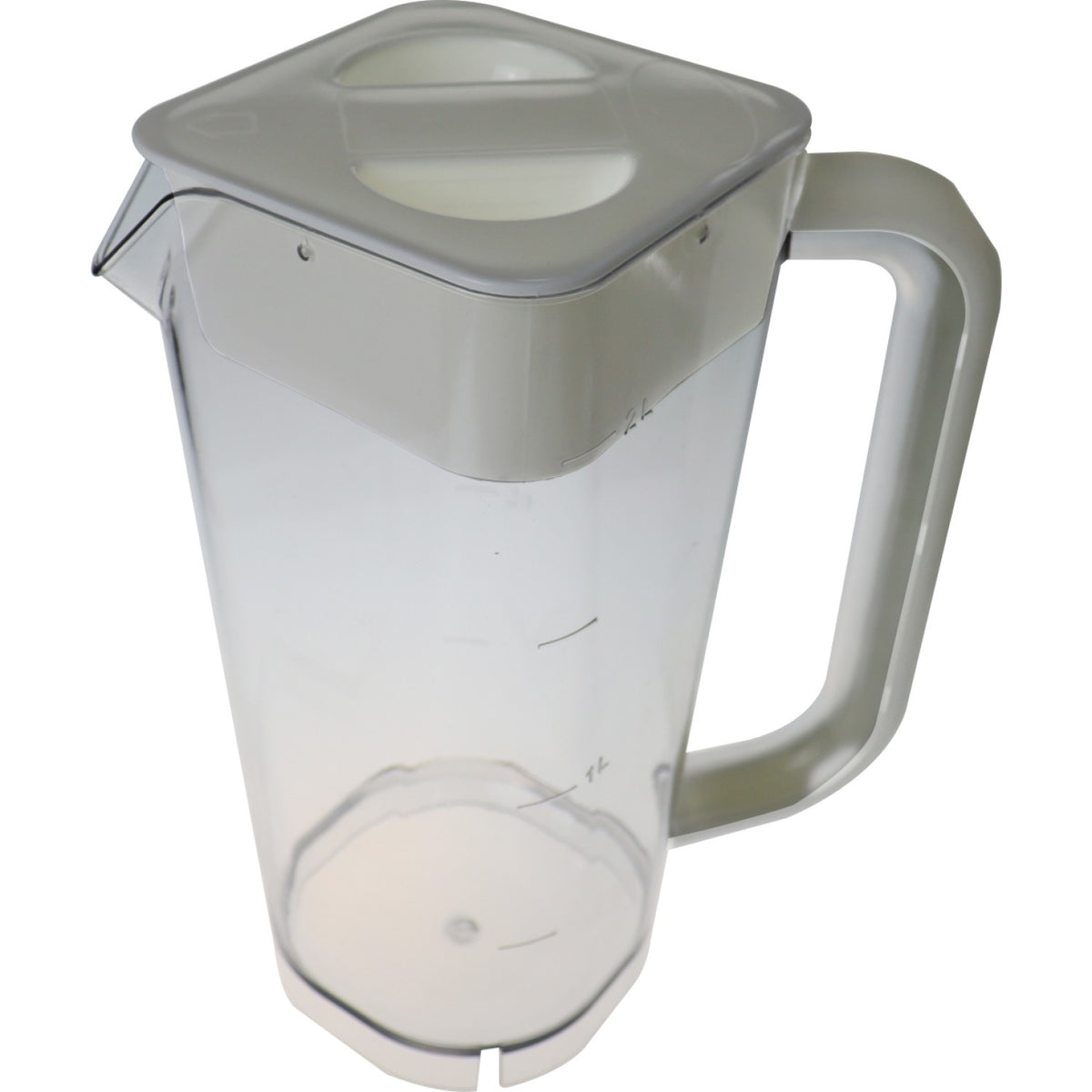 2 Litre Clear Water Pitcher with Lid - SQ2L
