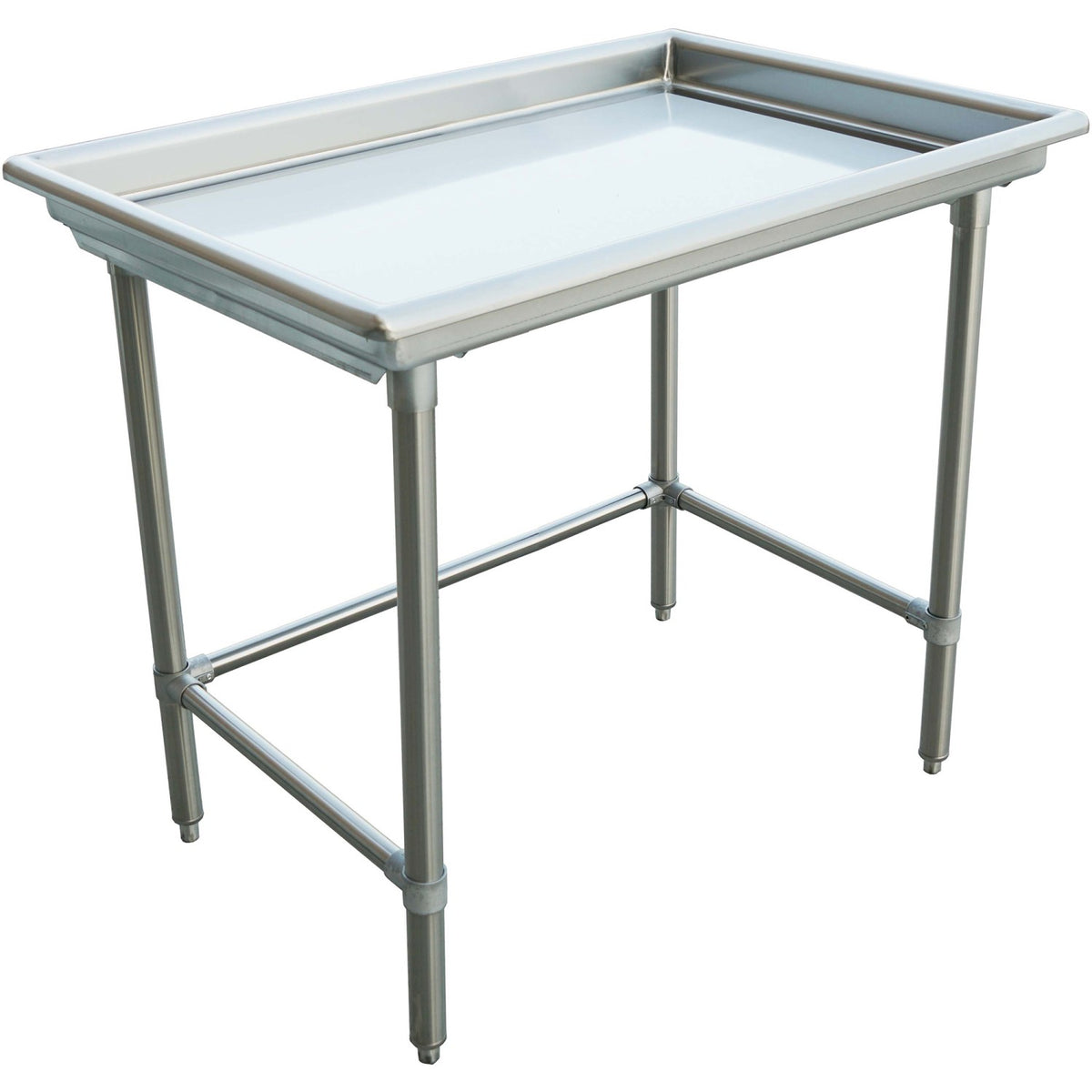 Commercial Stainless Steel Dish Sorting Table 1219mm Width - SRT48