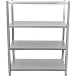 Commercial Shelving Unit 4 Tier Stainless Steel 1000x400x1500mm - SSB10040