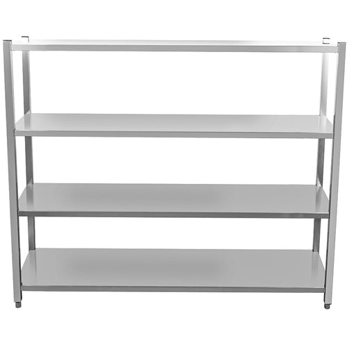 Commercial Shelving Unit 4 Tier Stainless Steel 1500x500x1500mm - SSB15050