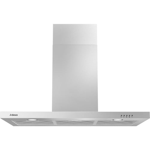 Commercial Chimney Extraction Canopy with Filter, Fan, Lights & 3 Speeds 900mm - SSCH3A