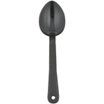 11" Buffet Catering Solid Serving Spoon Black Polycarbonate - SSPC11