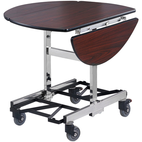 Foldable Hotel Serving Table Redwood Finish 1080×910×760mm - ST01