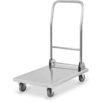 Platform trolley Stainless steel 500kg Folding handle 820x520x970mm - ST047B