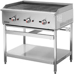 Professional Natural Gas Chargrill 3 burners 22.5kW - ECB36S