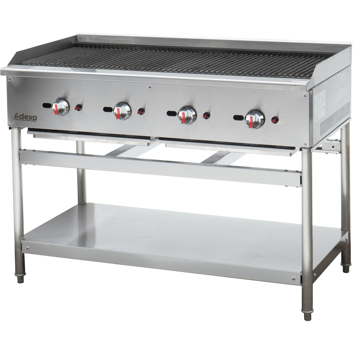 Professional Natural Gas Chargrill 4 burners 30kW - ECB48S