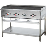 Professional Natural Gas Chargrill 4 burners 30kW - ECB48S