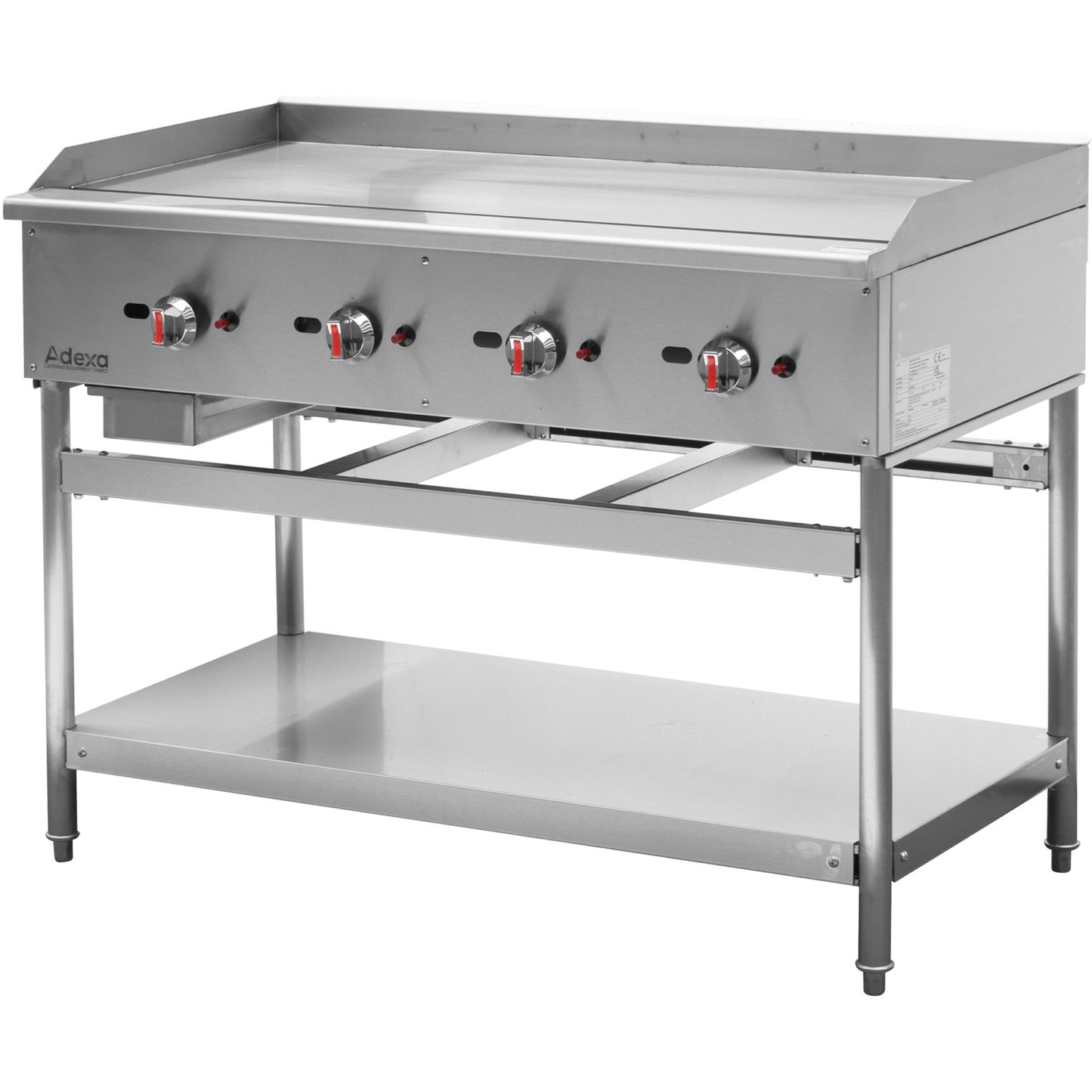 Premium Commercial Gas Griddle Smooth plate 4 burners 30kW Countertop - EGG48S