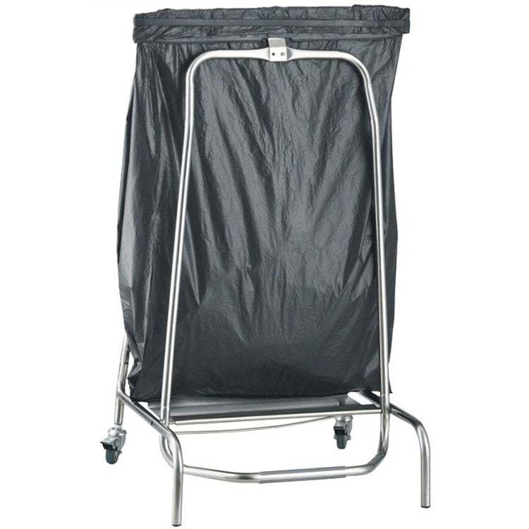 Adexa Stainless Steel Sack Holder Trolley with Castors & Foot Pedal | Commercial UK