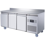 Commercial 3 Door Counter Fridge - Stainless Steel Prep Fridge 1794×700×950mm (Energy Class A) - SUP104