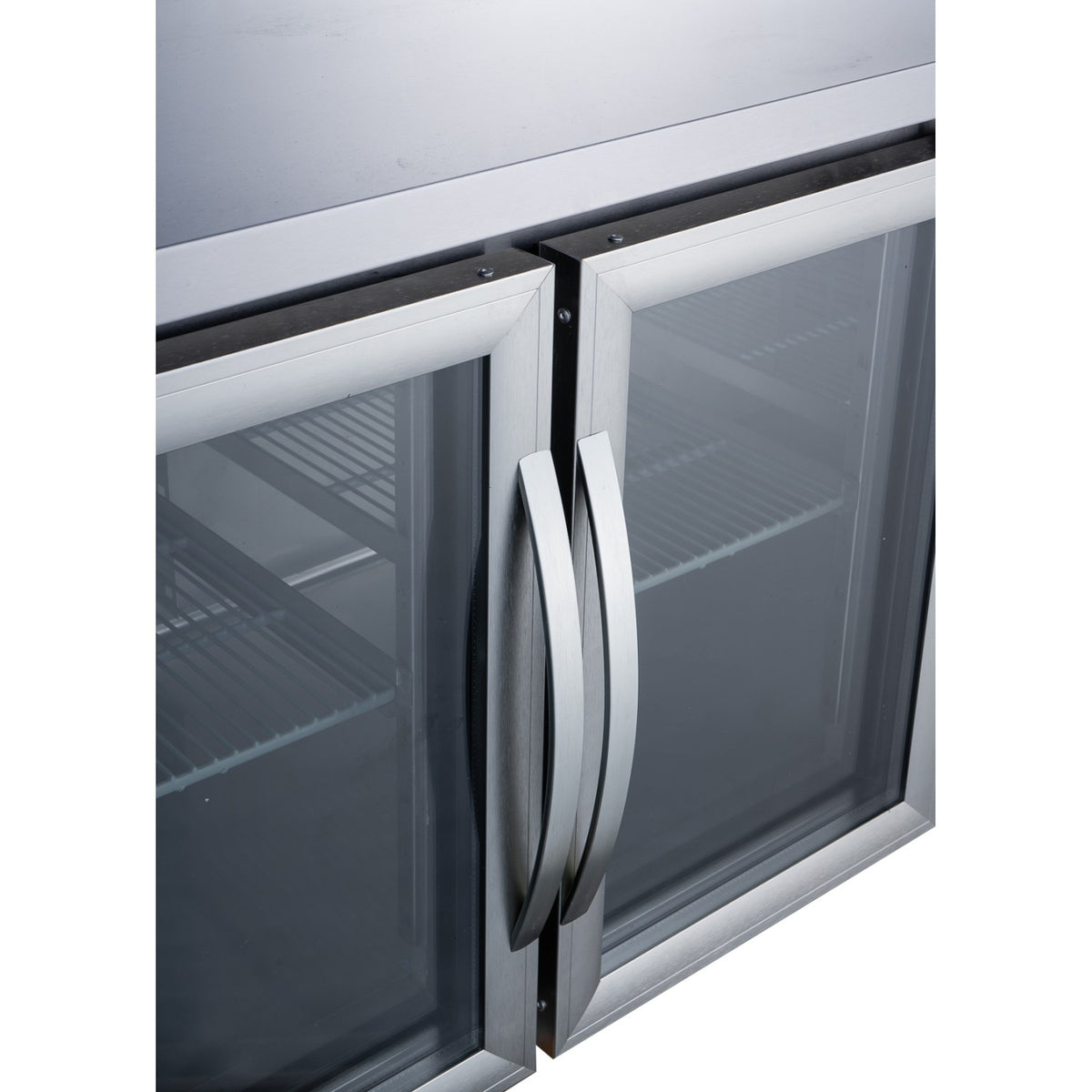 Commercial 3 Glass Door Counter Fridge - Stainless Steel Prep Fridge 1794×700×950mm (Energy Class A) - SUP122