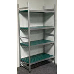 Commercial 4 Tier Aluminium Storage Rack with PP Shelves 1087 x 580 x 1800mm - SV10058R