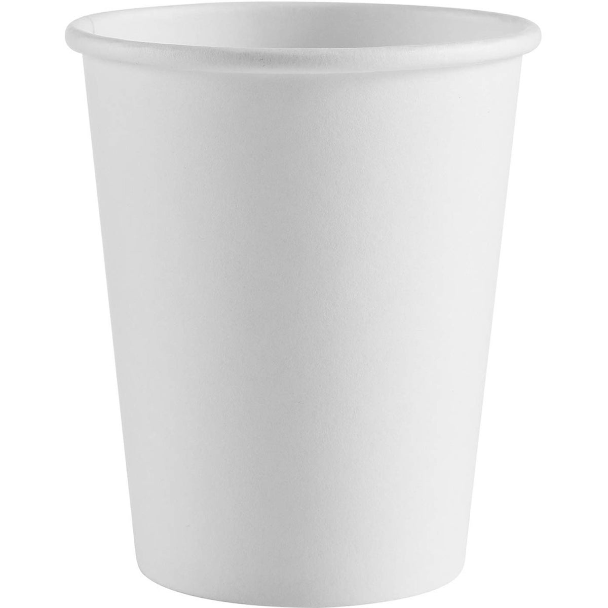 1000pcs Compostable Coffee Cups Single wall 12oz/355ml White - SW12W