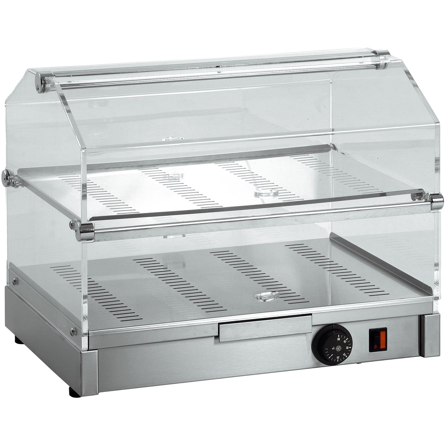 Professional Heated Showcase Display, Pie Warmer 2 levels - SW395
