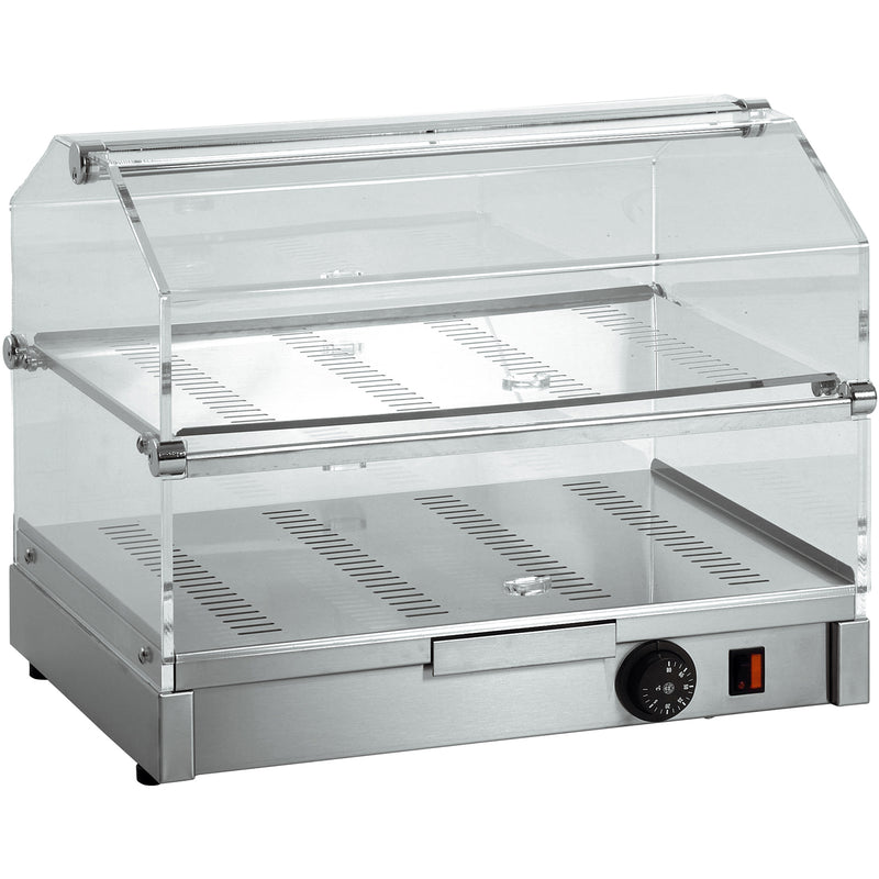 Professional Heated Showcase Display, Pie Warmer 2 levels - SW395