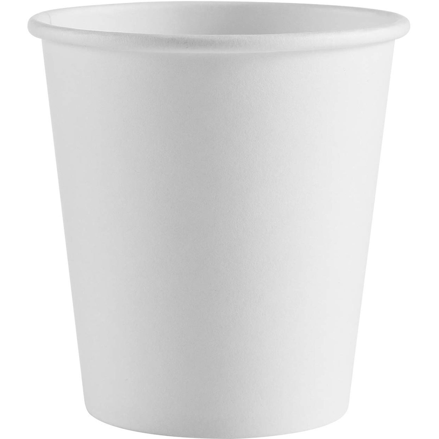 1000pcs Compostable Coffee Cups Single wall 8oz/237ml White - SW8W