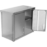 Stainless Steel Wall Cabinet with Swing Doors – 800 × 400 × 650 mm - SWC80402DW