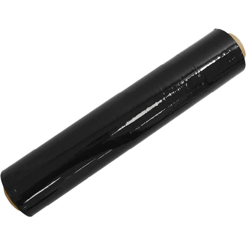 Premium 12 μm PE Stretch Film 40 cm × 250 m Flush 2″ Core Black - SWRAP32