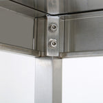 Professional Stainless Steel Work Table with Undershelf & 5cm Upstand 1800x600x950mm - SWT60180B