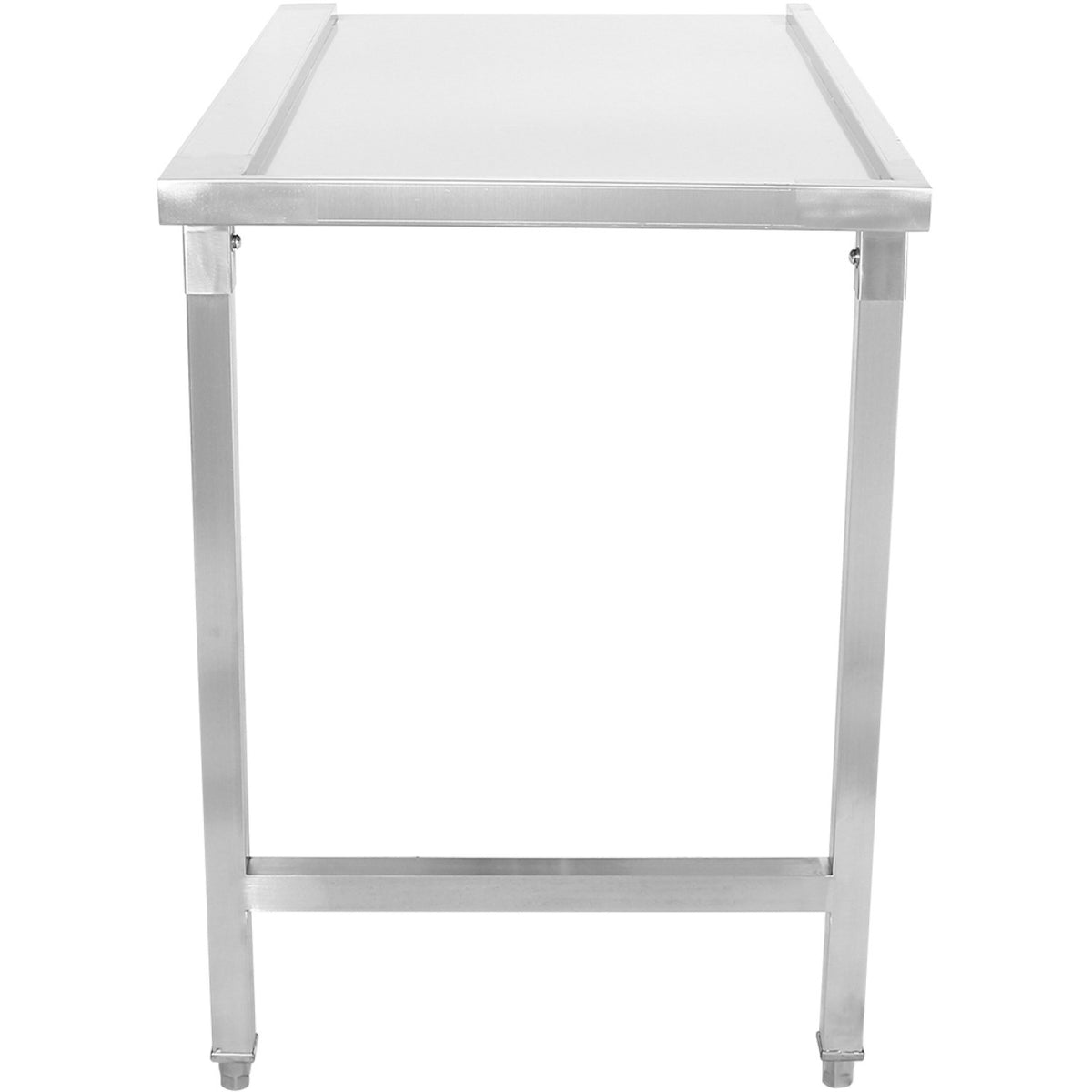 Unloading table Left side 1100x650x850mm No bottom shelf No splashback Stainless steel - SWT11065L