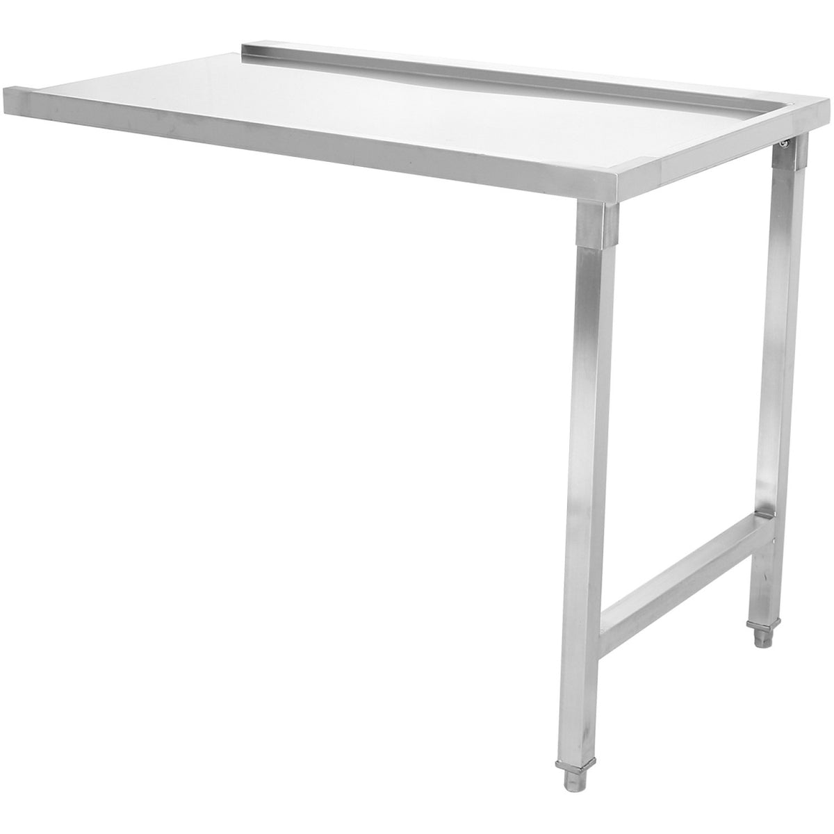 Unloading table Right side 1100x650x850mm No bottom shelf No splashback Stainless steel - SWT11065R