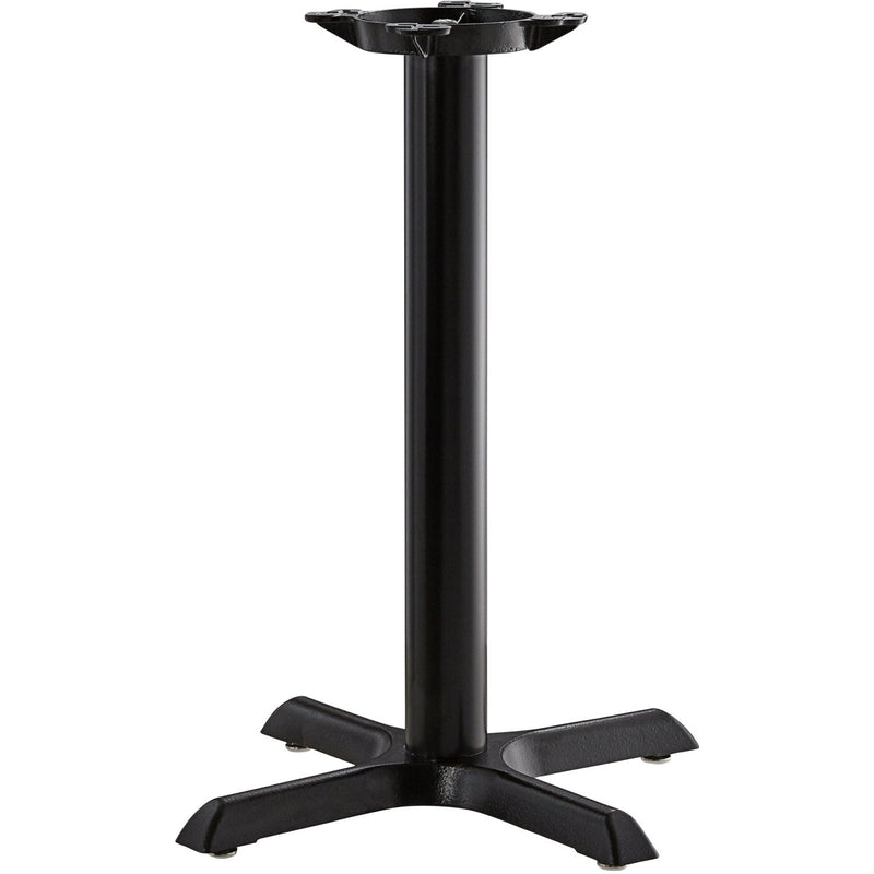Black Table base 22x22'' Standard height Sandtex coating - T2222TH