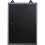 Professional Grey and Black Wall Mounted Tool Cabinet with Key 400x200x600mm - TC001