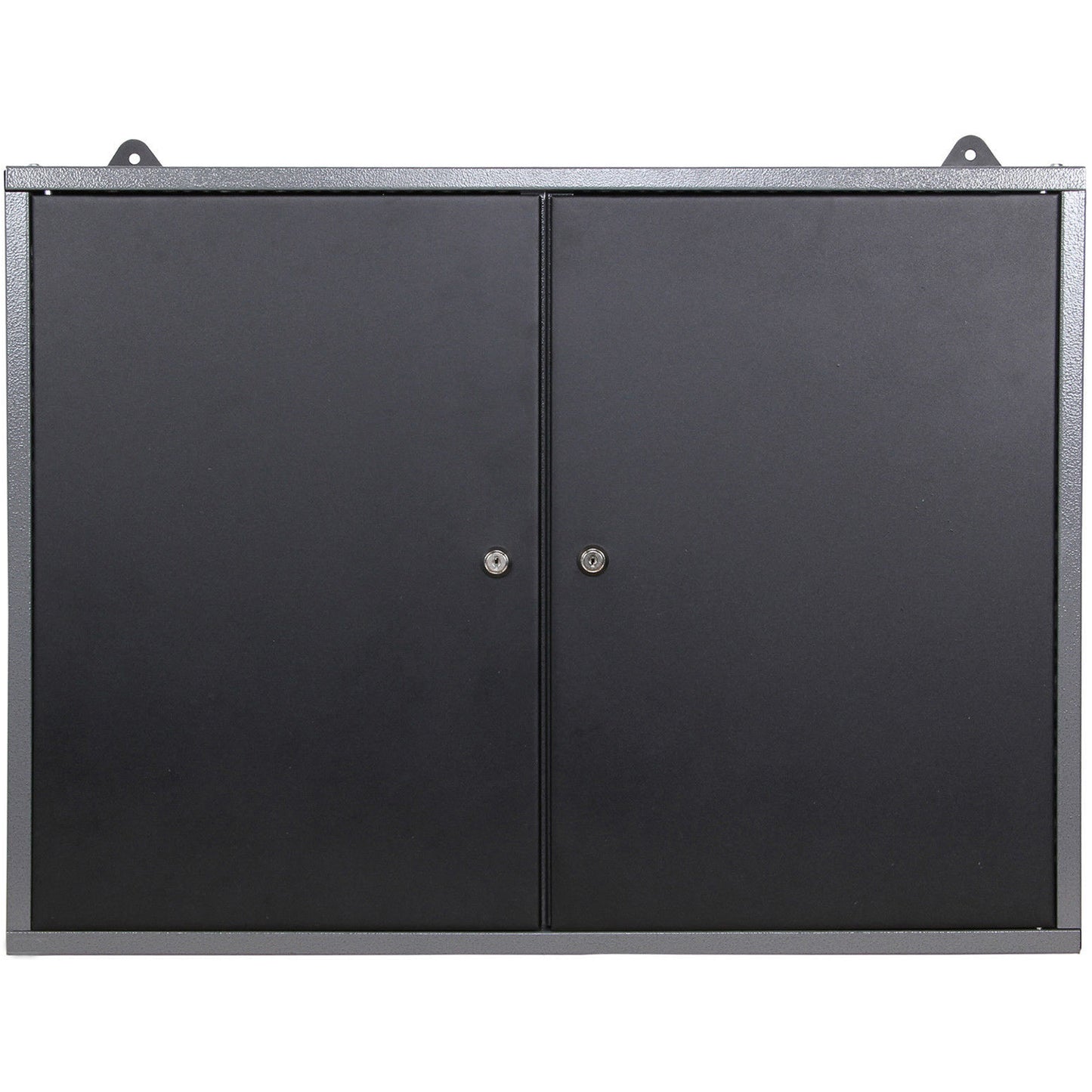 Professional Grey and Black Wall Mounted Double Door Tool Cabinet with Key 800x200x600mm - TC002