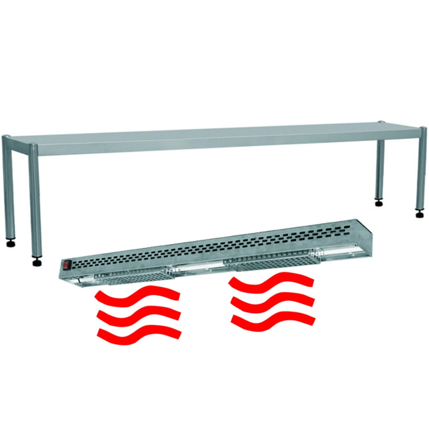 Heated Gantry with Strip heater 1 level Width 1400mm Height 400mm - THAB1R144-THKBS133
