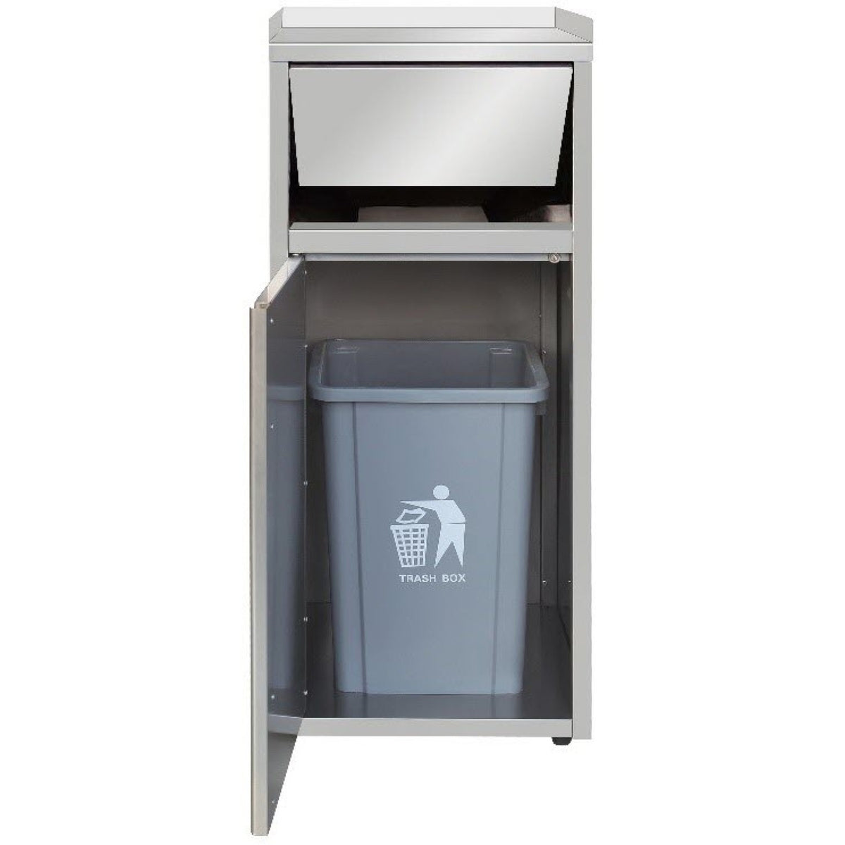 Commercial Waste Bin Cabinet Stainless steel - AER55