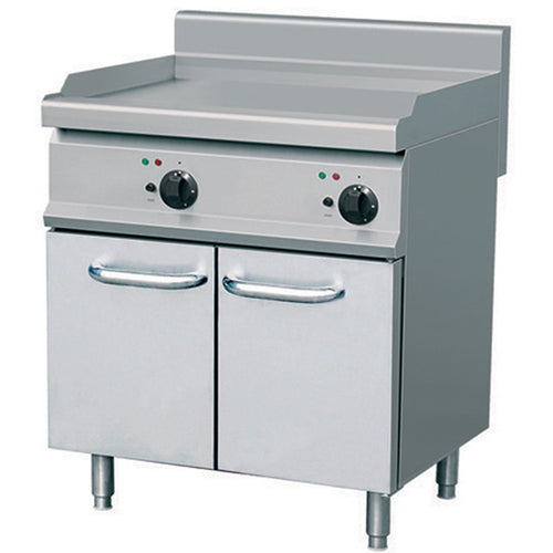 Professional Griddle Electric on Cabinet base 7.5kW Smooth/Ribbed - THE7FM8M2C