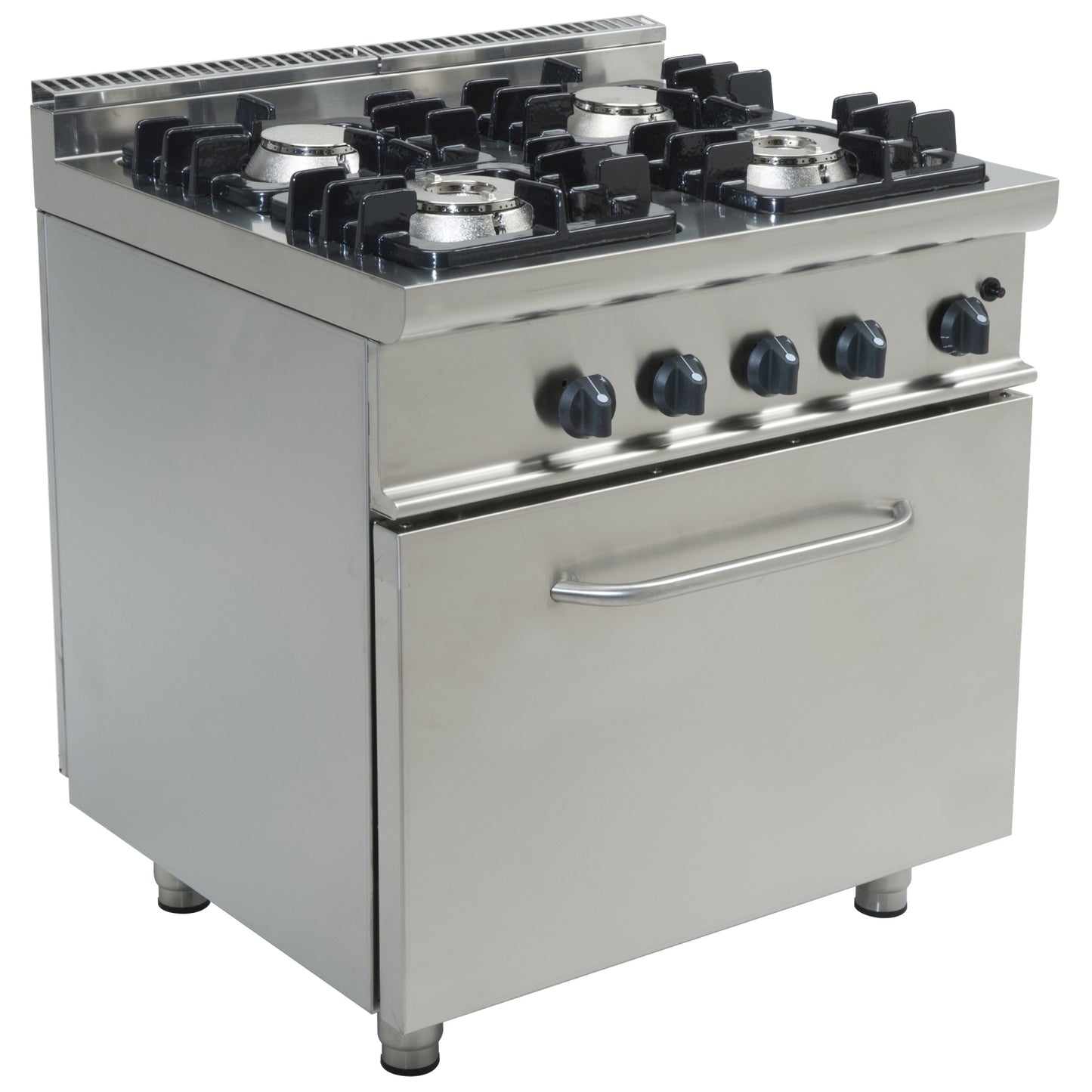Professional Gas range 4 burners 20kW Gas oven 5.8kW - THG7F4PWFG1