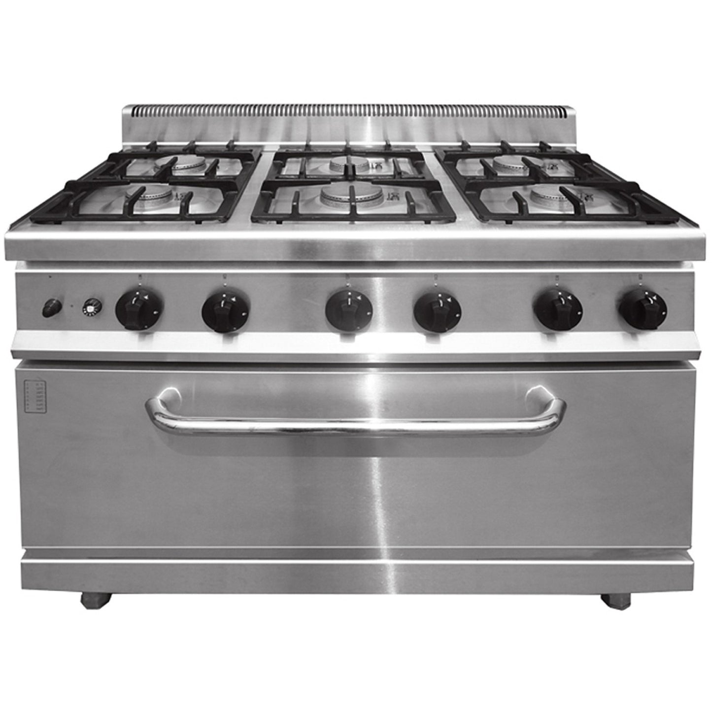 Professional Gas range 6 burners 30kW Gas oven 5.8kW - THG7F6PWFG1