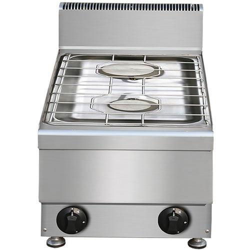 Commercial Countertop Gas Stove 2 burners 8kW - THTR2