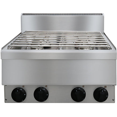 Commercial Countertop Gas Stove 4 burners 16kW - THTR4
