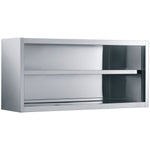 Wall cabinet Open Stainless steel Width 1200mm Depth 400mm - THWOR124
