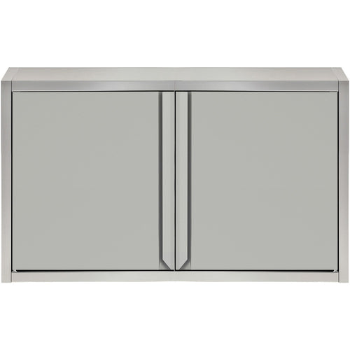Wall cabinet 2 hinged doors Stainless steel Width 800mm Depth 400mm - THWSR84