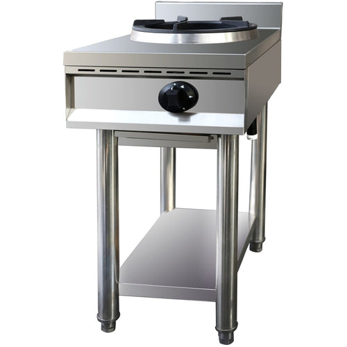 Commercial 1 Burner Gas Wok Cooker 12kW 400 x 600 x 950mm - THZ1