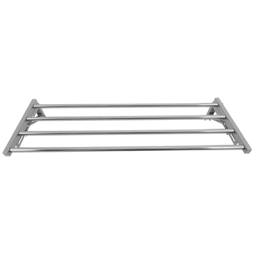 Commercial Foldable Stainless Steel Wall Mounted Rack Shelf 600×300×230mm 4 Tube - TRW50630