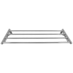 Commercial Foldable Stainless Steel Wall Mounted Rack Shelf 800×300×230mm 4 Tube - TRW50830
