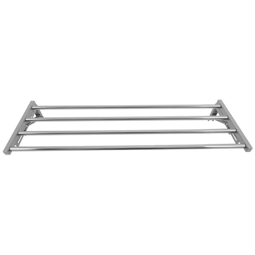 Commercial Foldable Stainless Steel Wall Mounted Rack Shelf 900×300×230mm 4 Tube - TRW50930