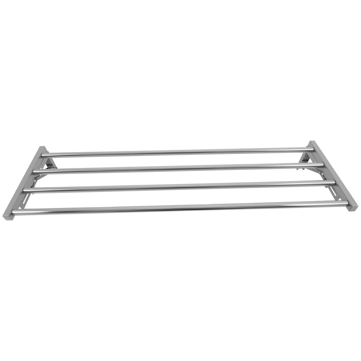 Commercial Foldable Stainless Steel Wall Mounted Rack Shelf 1000×300×230mm 4 Tube - TRW51030
