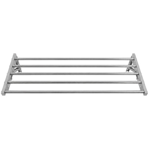 Commercial Foldable Stainless Steel Wall Mounted Rack Shelf 1000×400×230mm 5 Tube - TRW51040
